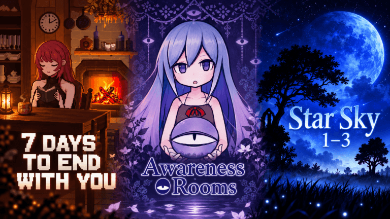 Мини-игры от Playism: 7 Days to End With You, Awareness Rooms, Star Sky 1–3 — обложка игры